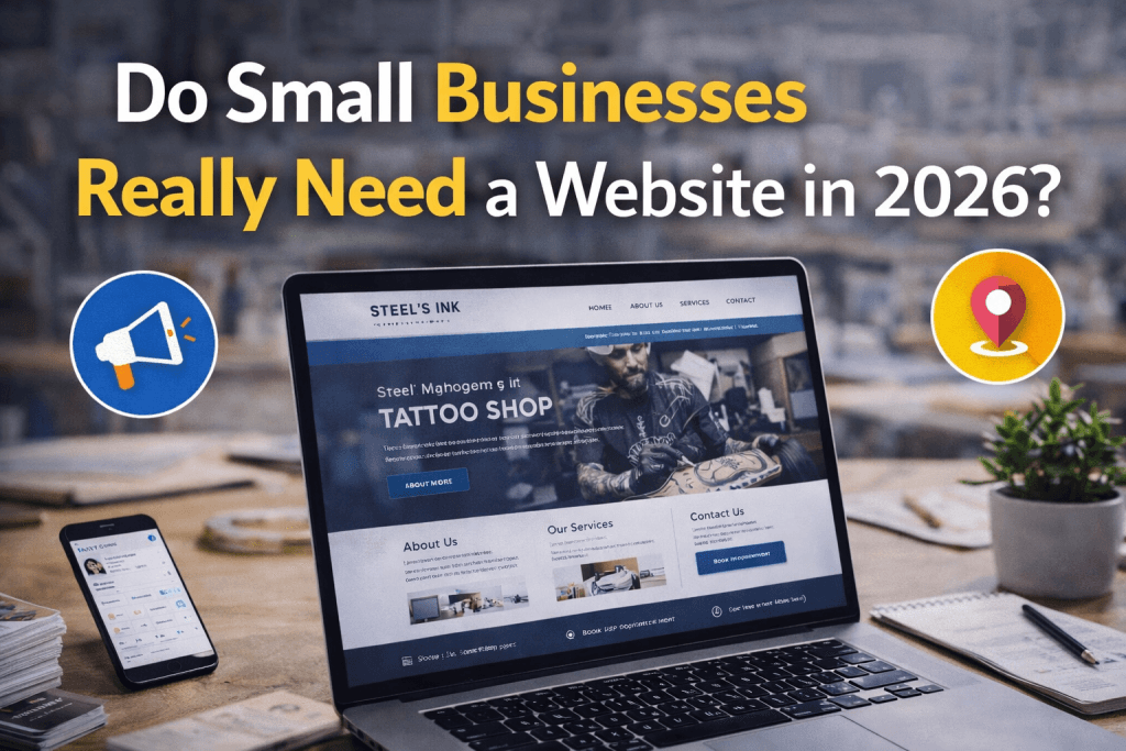 Do small businesses need a website in 2026 business website importance