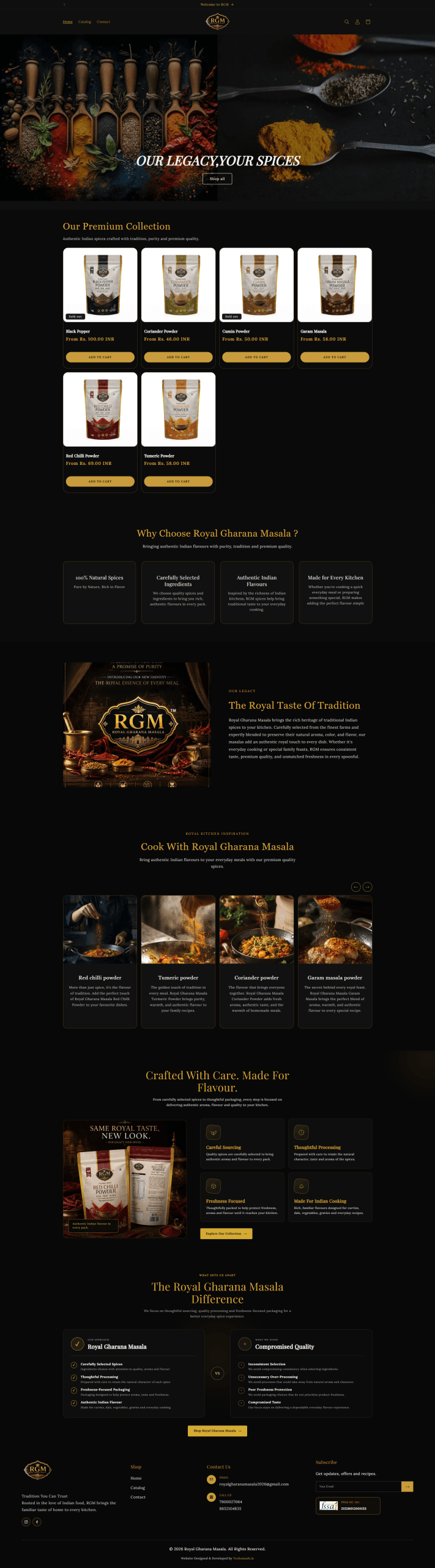Royal Gharana Masala screenshot