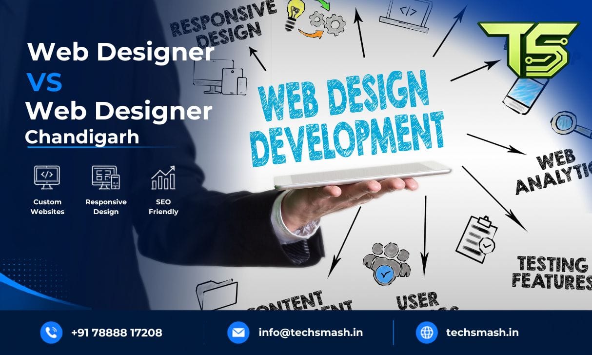 Web designer vs web developer in Chandigarh